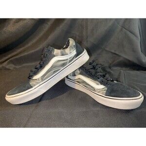 Vans Old Skool Black Gray Smoke Graphic Men’s Size 9.5 Women’s 11 Skate Shoes